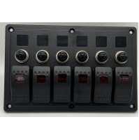 Rocker Switch with 6 Panels - PN-1803 - ASM